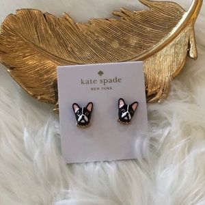 Kate Spade Ma Cherie Antoine Bulldog Earrings